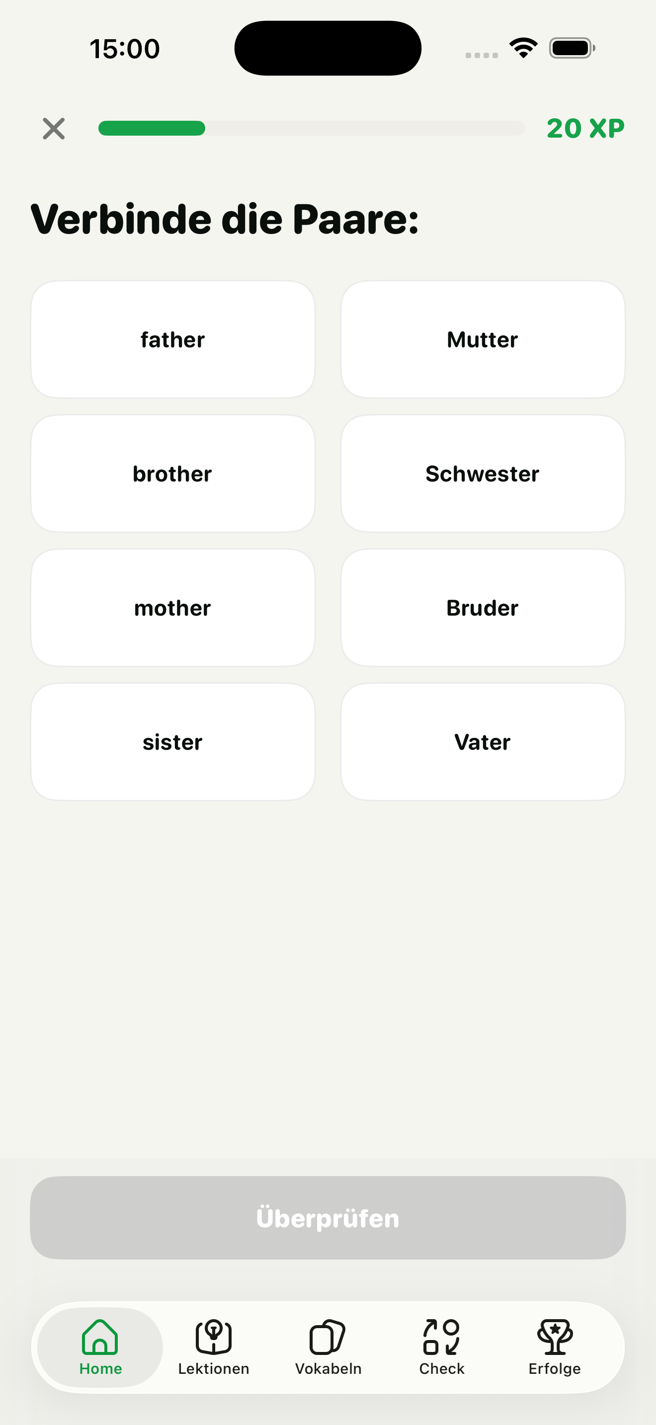 Verbinde die Paare